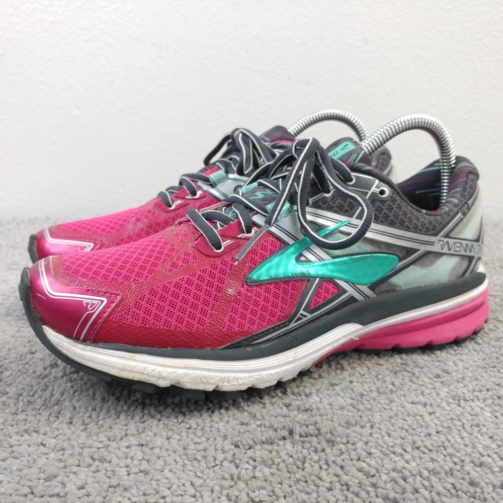 Brooks Ravenna 7 Womens Size 8 Running Shoes Pink Sneakers 1202081B672